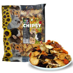 FINE PET 150g Ovocný Chipsy MIX pro hlodavce 150g