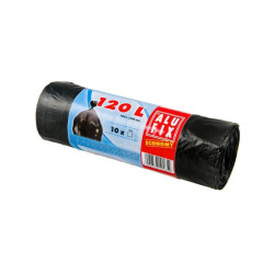ALUFIX pytle na odpadky 120L/10ks Economy 70x100cm černé (36)