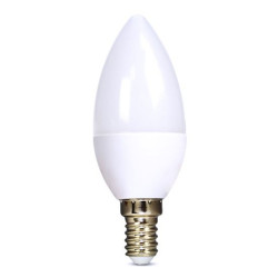 Solight LED žárovka svíčka 6W E14 4000K 510lm