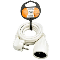 Solight prodlužovací prívod - spojka 1z 2m 3x1mm2 bílá 50/bal
