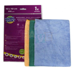 Home Point Mikrovláknová utěrka 40x40cm Color 250g/m (20ks)