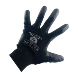 Rukavice povrstvené Rooster Black černé velik. 10 (bal/12)