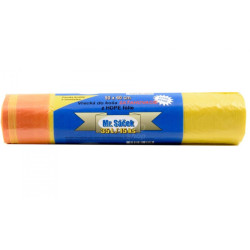 HDPE (Mr Sáček) odpadkové pytle 35L (15ks) - zatahovací žluté (50)