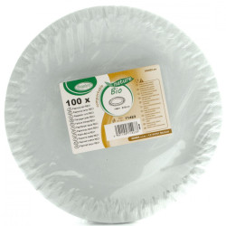 Wimex talíř papírová mělký 23cm/100ks (bal/5)