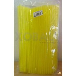 ESHOP - Slámky (Brčko) plastové 250x8mm 100ks žluté