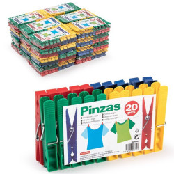 Plastic Forte plastové kolíčky na prádlo 20ks 7,2 cm x 1,5 x 1,5cm
