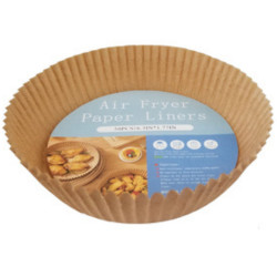 Papírové vložky do fritézy kulaté 50ks 18cm