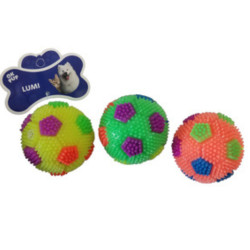 OKPup Míček pro psy gumová 6cm - svítící Lumi (bal/12ks)