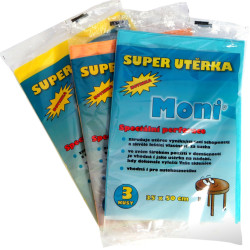 Moni Super utěrka 3ks 35x50cm
