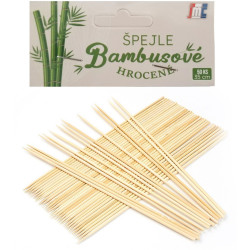Špejle bambus hrocené 35cm 50cm ITM-001890 (bal/12ks)