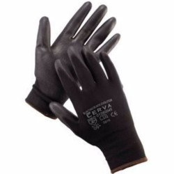 Rukavice ČERVA Bunting Evo Black - číslo 7 (bal/12pár)