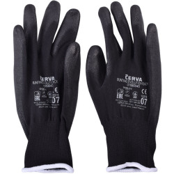 Rukavice ČERVA Bunting Evo Black - číslo 7 (bal/12pár)