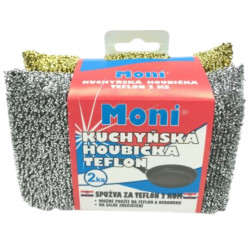 Moni houbička na nádobí Teflon 2ks (60/bal)