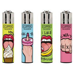 Clipper plynové zapalovače sexy
