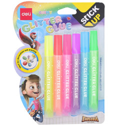 Deli Lepidlo glitrové NEON 6ks Stick Up 12ml (12)