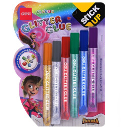 Deli Glitrové lepidlo 12ml 6ks Stick Up IMC-04603