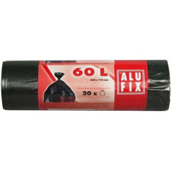 ERROR ALUFIX pytle na odpadky 60L/20ks Standard 64x71cm černé (36) H
