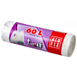 ALUFIX sáčky na odpadky zavazovací 60L/12ks Economy 64x71cm bílé (30)
