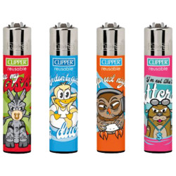 Clipper plynové zapalovače Animal Quotes (24)