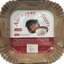 Air Fryer Liners 50ks 16x4,5cm forma do fritézy