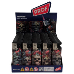 Prof zapalovač Turbo Skull and Roses (50)