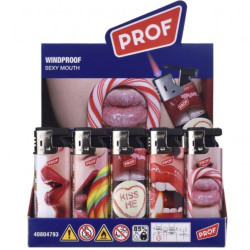Prof zapalovač Turbo Sexy Mouth (50)