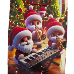 Dárková taška MERRY CHRISTMAS Size L 30x41x12cm KOD: 700119 (12)