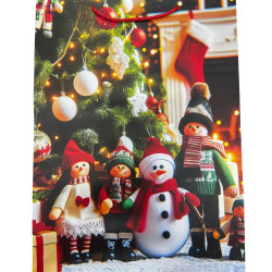 Dárková taška MERRY CHRISTMAS Size L 30x41x12cm KOD: 700416 (12)