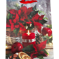 Dárková taška MERRY CHRISTMAS Size L 30x41x12cm KOD: 81522 (12)