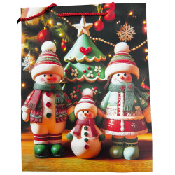 Dárková taška MERRY CHRISTMAS Size M 25,5x33x10 KOD: 700423 (12)