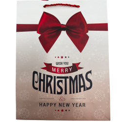 Dárková taška MERRY CHRISTMAS Size M 25,5x33x10 KOD: 700324 (12)