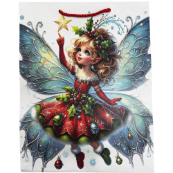 Dárková taška MERRY CHRISTMAS Size M 25,5x33x10 KOD: 700225 (12)