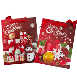 Dárková taška MERRY CHRISTMAS Size S 15x23x8,5cm KOD: 81539 (12)