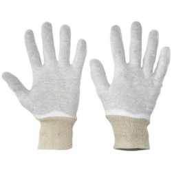 Rukavice ČERVA Cormoran číslo 7 bílé (bal/12pár) / mau trang