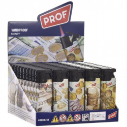 Prof zapalovač Turbo - 3D Effect Money (50) NO. 40804758