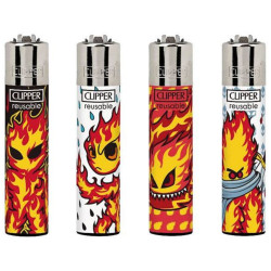 Clipper plynové zapalovače Burningman (24)