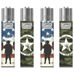 Clipper plynové zapalovače Military (24)