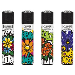 Clipper plynové zapalovače Urban Flowers (24)