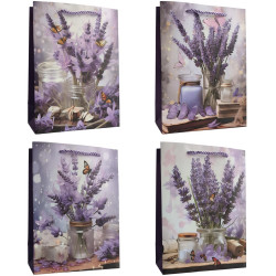 Dárková taška 18x24x8,5cm Lavender dream IMC-06269 (12ks/bal)