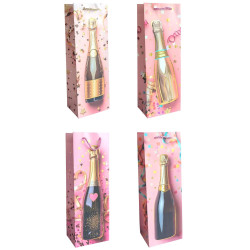 Dárková taška na láhev 12x35x9cm Champagne Crush IMC-07630 (12ks/bal)