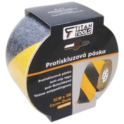 Titan Tools Protiskluzová páska 3cmx5cm černo-žlutá