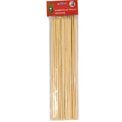 Špejle bambus hrocené 25cm 80ks ITM-001892 (bal/12)