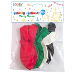 BONDI Nafukovací balónky Párty classic 10ks IMC-07693 (12sad/bal)