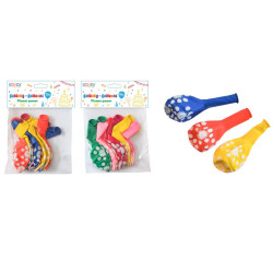 BONDI Nafukovací balónky Flower Power 10ks IMC-07698 (12sad/bal)