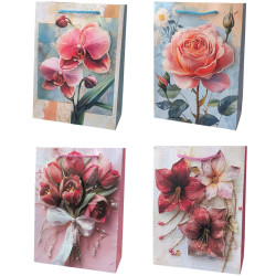 Dárková taška 18x24x8,5cm Amaryllis Královna IMC-08736 (12ks/bal)
