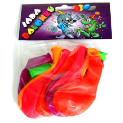 Balónky fluorescenční mix barev 11ks bez potisku 1003 (GF90) Hornet