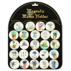 Magnetky - levandule 4cm ITM-021220 (24ks/bal)