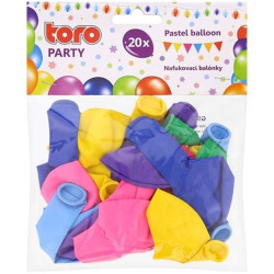 Toro Party Balónky pastel 20ks 23cm