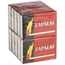 Zápalky malé 100ks/krabice červené (hop diem)