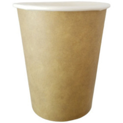 Kelímek papírový 250ml 8ks hnědá